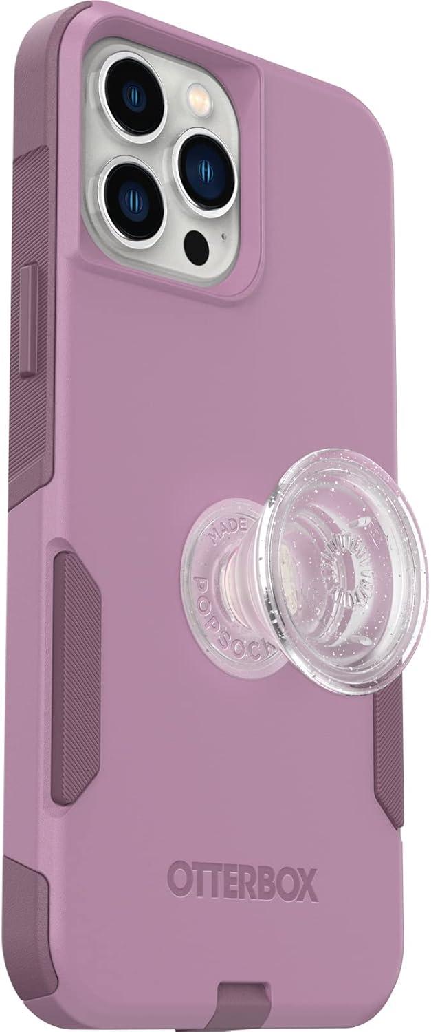 imageOtterBox Bundle Commuter Series for iPhone 1213 PRO MAX Maven Way PopSockets PopGrip Clear Glitter Silver