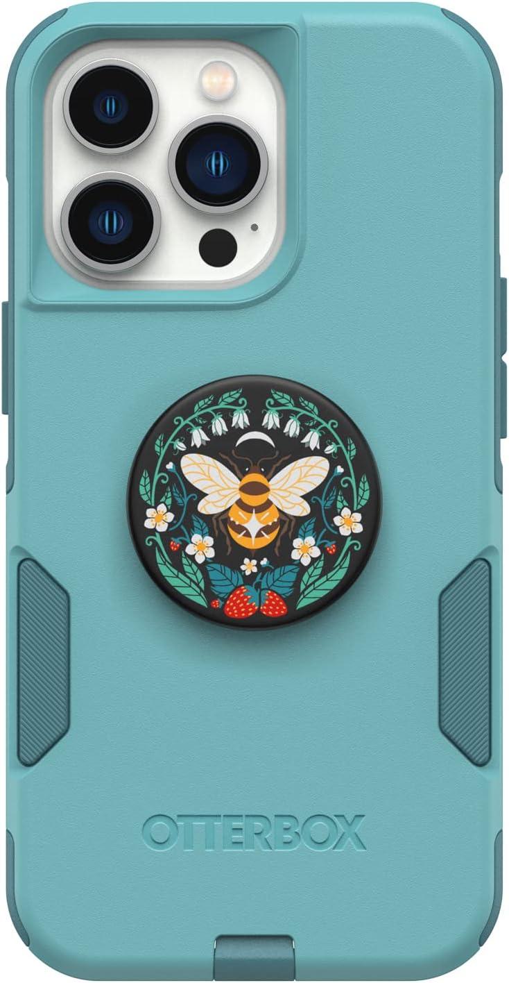 imageOtterBox Bundle Commuter Series for iPhone 13 PRO RIVETING Way PopSockets PopGrip BEE Boho
