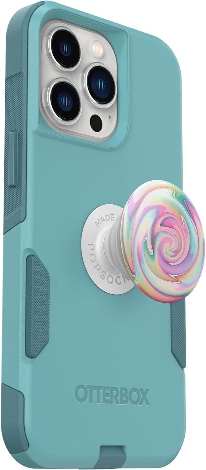 imageOtterBox Bundle Commuter Series for iPhone 13 PRO RIVETING Way PopSockets PopGrip Jawbreaker Gloss