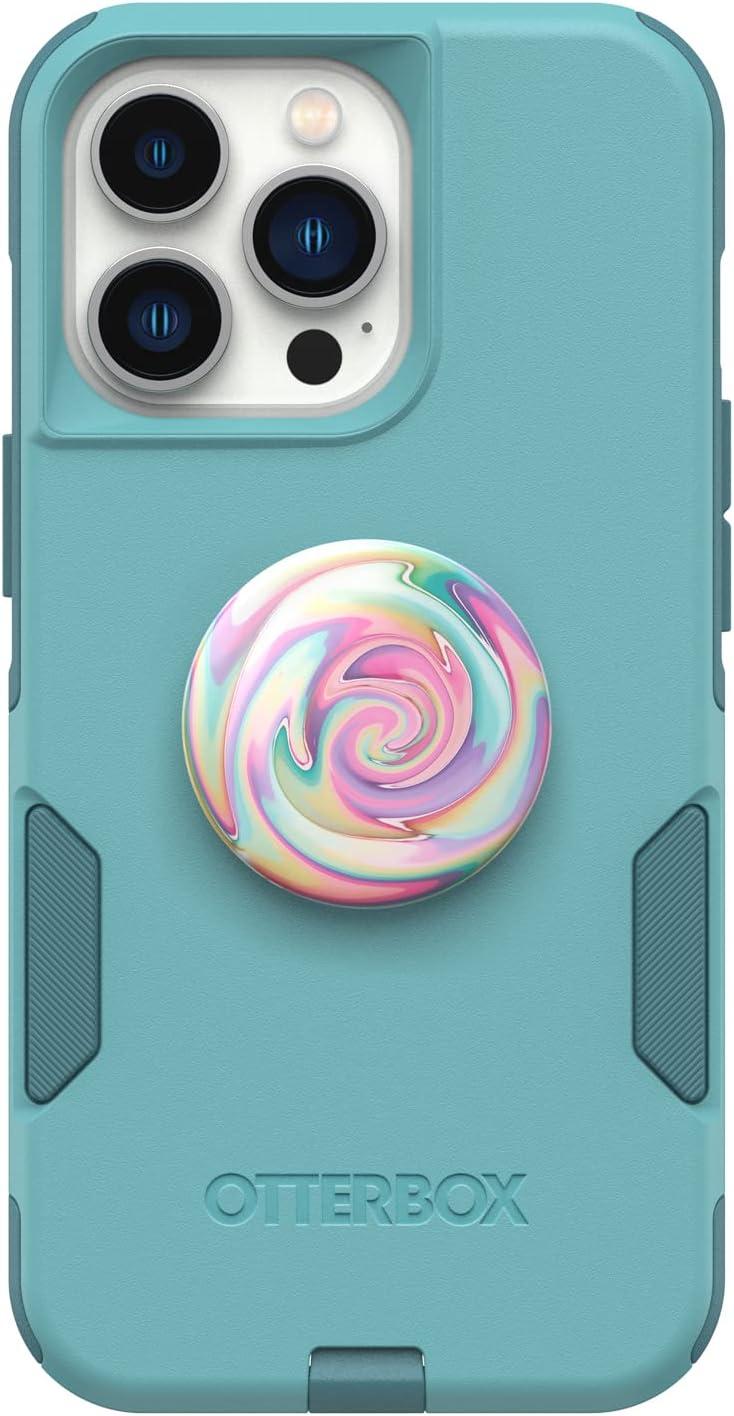 imageOtterBox Bundle Commuter Series for iPhone 13 PRO RIVETING Way PopSockets PopGrip Jawbreaker Gloss