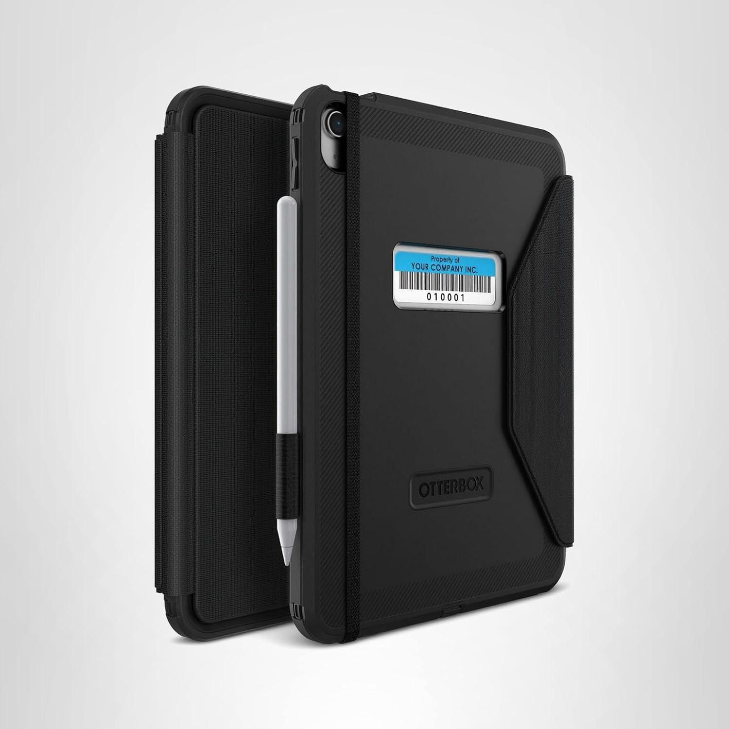 imageOtterBox Defender for Business Folio Accessory Folio ONLY for iPad A16 ampamp iPad 10th Gen Black No Screen Protector Included Single Unit Ships in Polybag Ideal for Business CustomerFolio Only