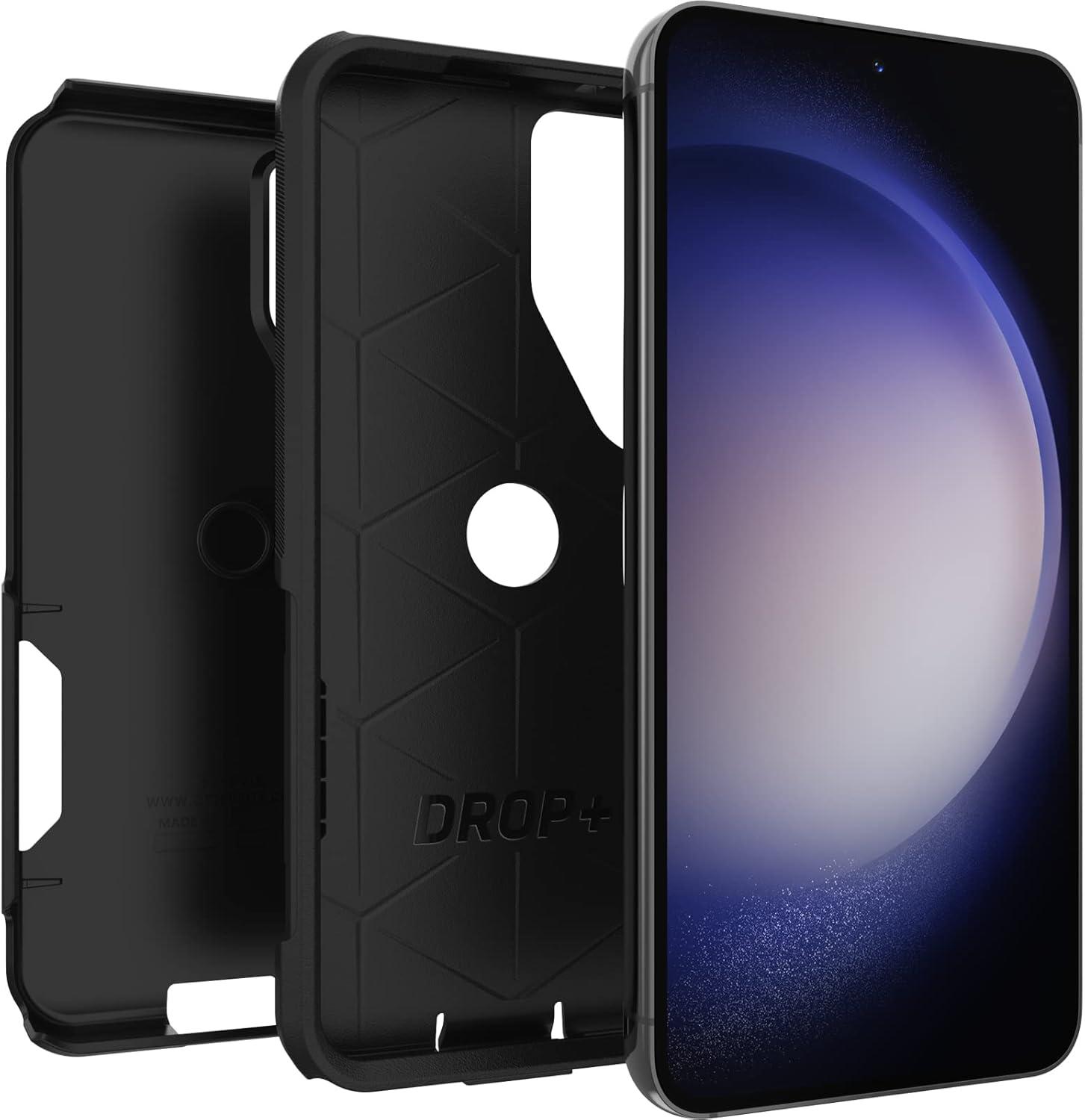 imageOtterBox Galaxy S23 Commuter Series Case Black Slim ampamp Tough PocketFriendly with Port Protection