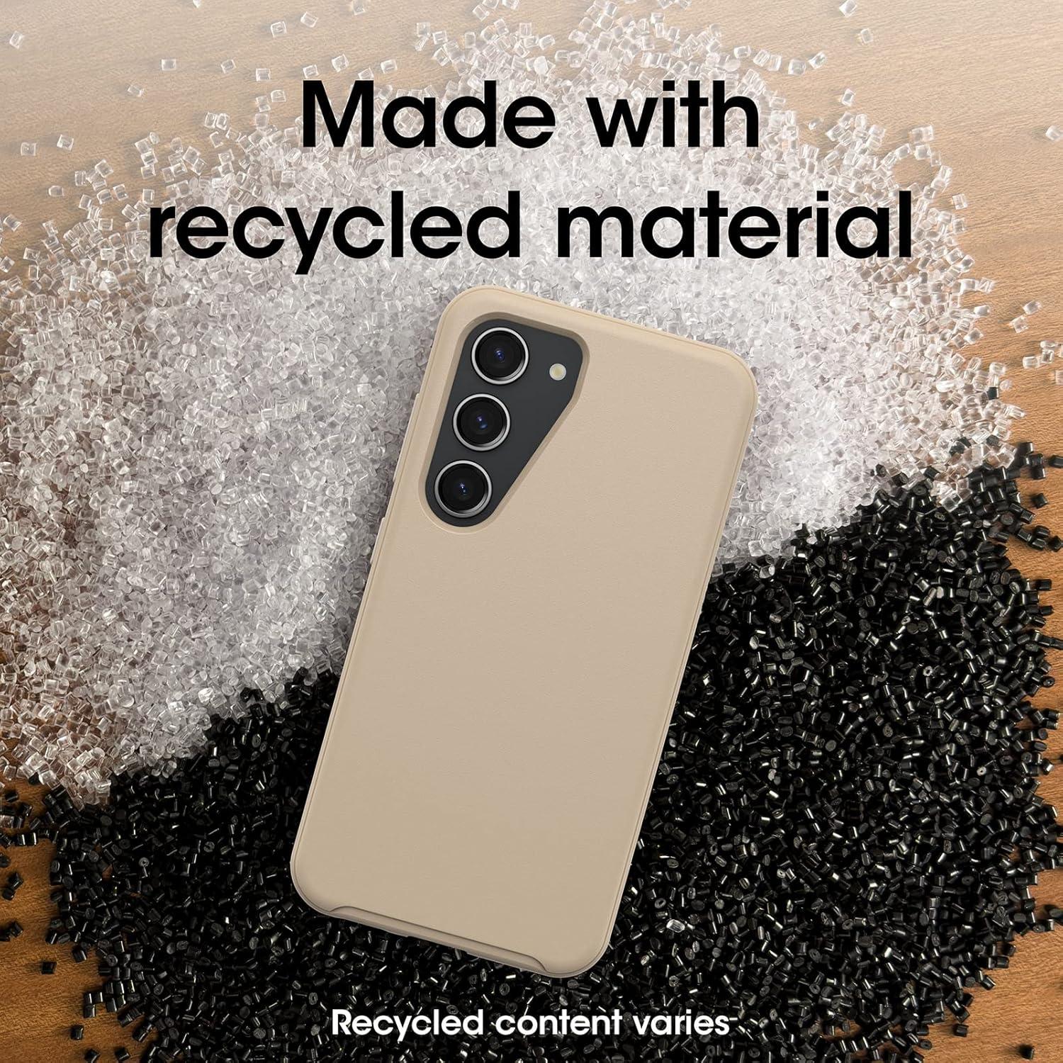 imageOtterBox Galaxy S23 Symmetry Series Case Stardust ClearGlitter UltraSleek Wireless Charging Compatible Raised Edges Protect Camera ampamp ScreenBeige