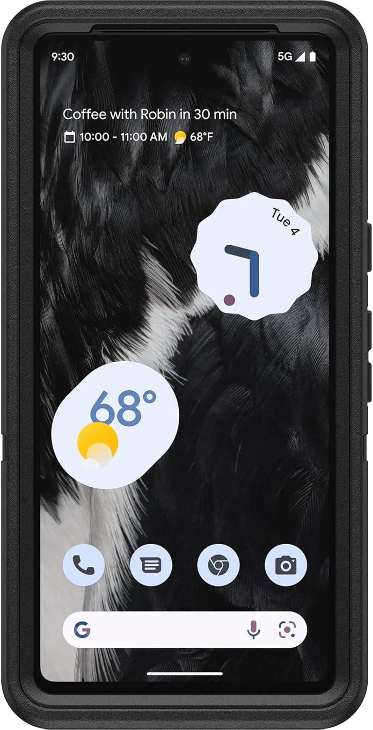 imageOtterBox Pixel 7 Only Defender Series Case Black Rugged ampamp Durable with Port Protection Case Only NonRetail Packaging