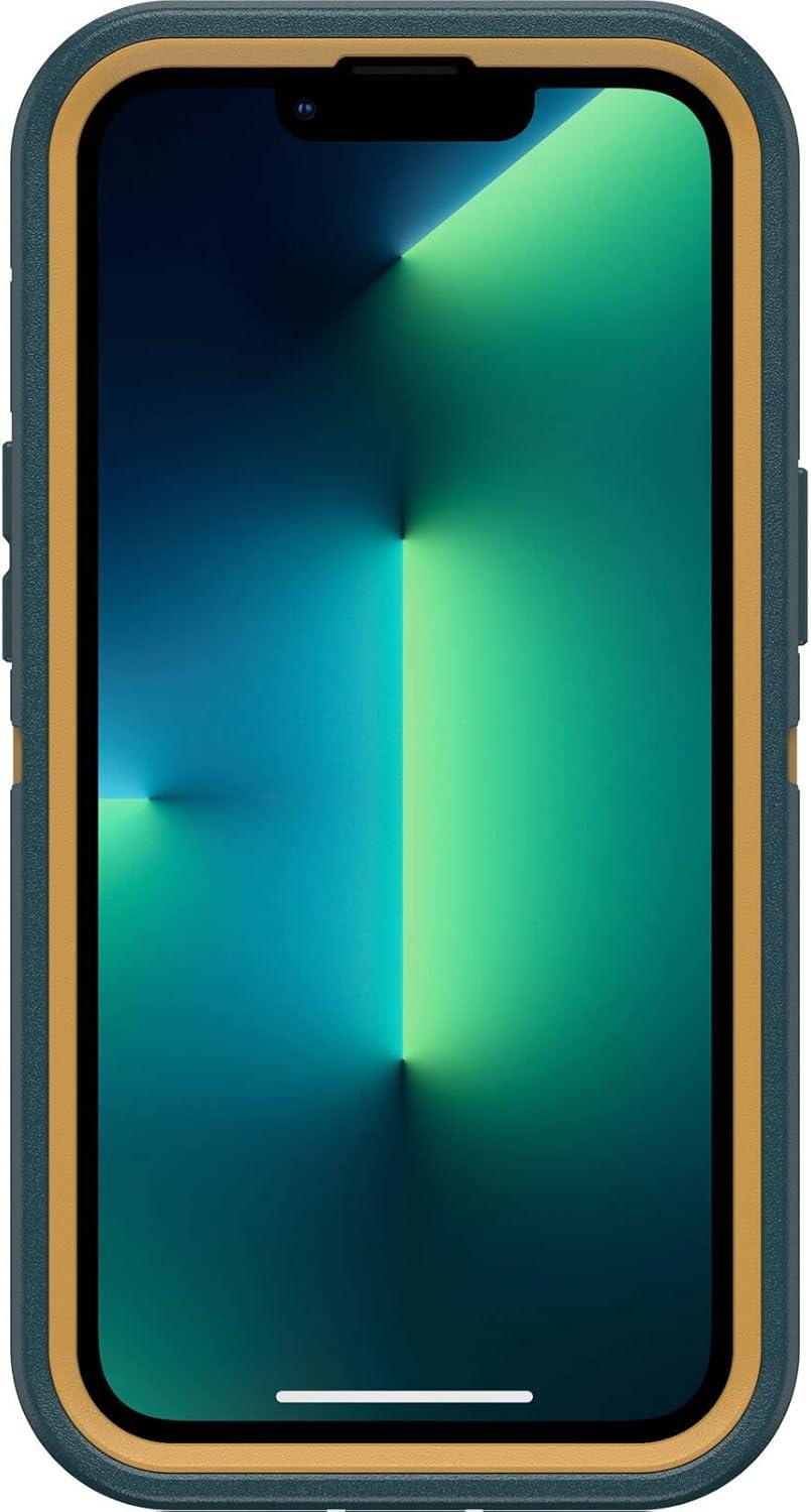 imageOtterBox iPhone 13 Pro ONLY Defender Series Case Hunter Green Rugged ampamp Durable with Port Protection Includes Holster Clip Kickstand