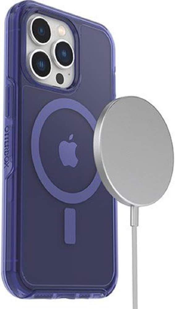 imageOtterBox iPhone 13 Pro Symmetry Series Case American Flag UltraSleek Snaps to MagSafe Raised Edges Protect Camera ampamp ScreenBlueClear