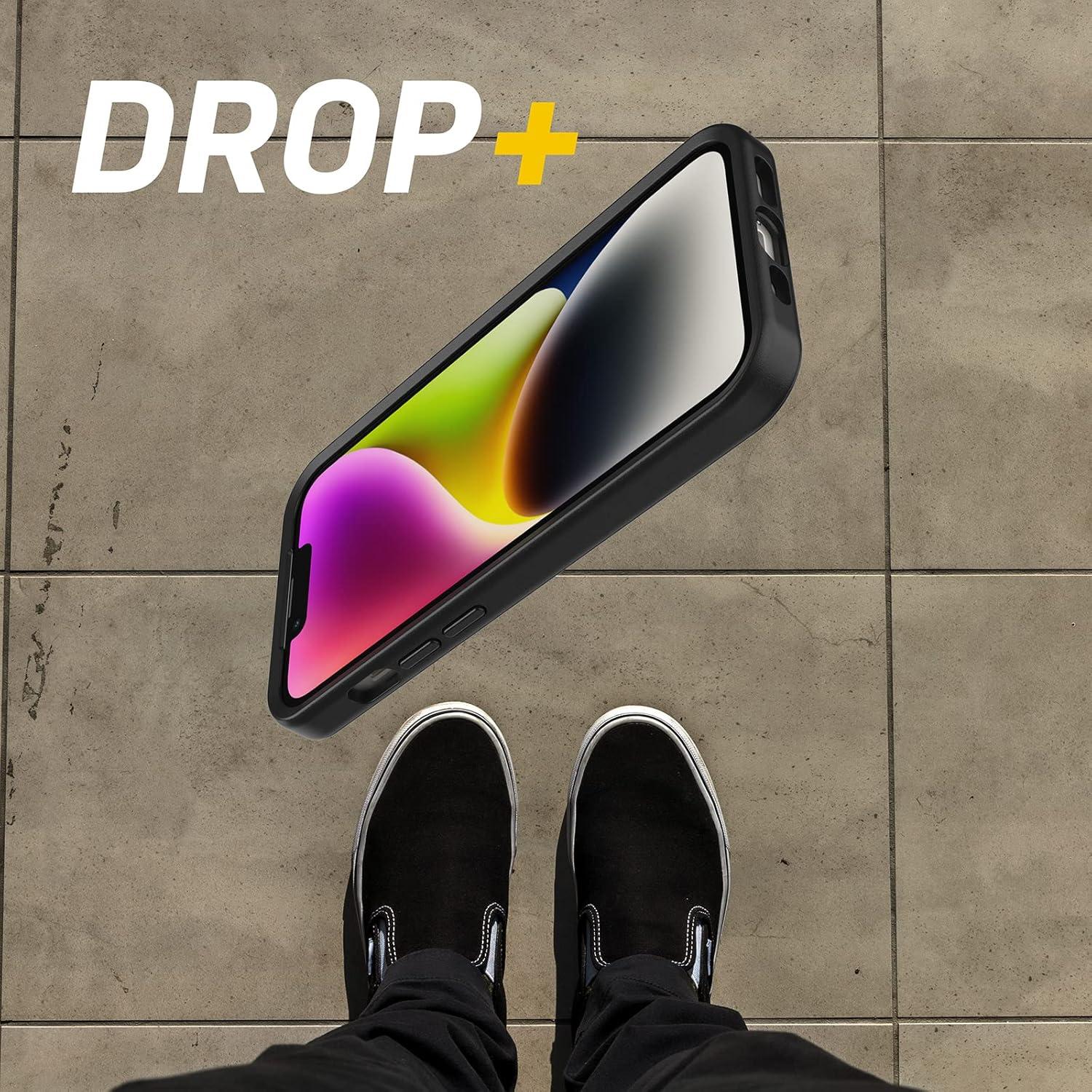 imageOtterBox iPhone 14 ampamp iPhone 13 Defender Series Case BLACK rugged ampamp durable with port protection includes holster clip kickstandBlack