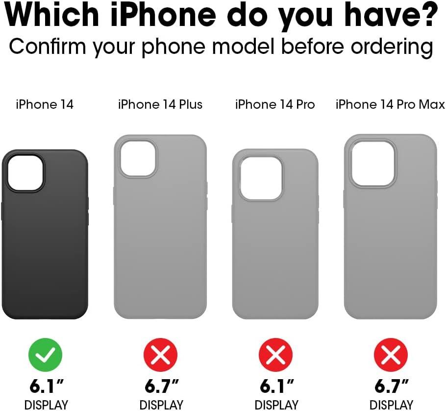 imageOtterBox iPhone 14 ampamp iPhone 13 Defender Series Case BLACK rugged ampamp durable with port protection includes holster clip kickstandBlack