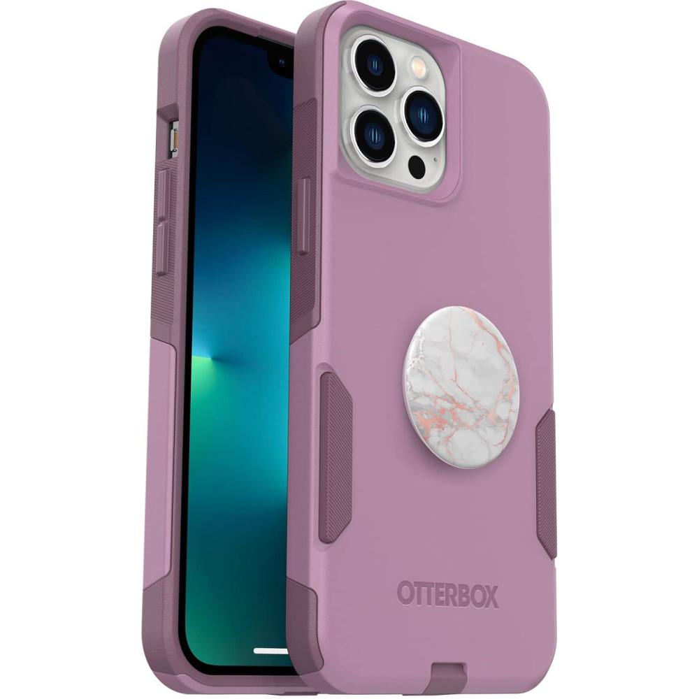 imageOtterBox Bundle Commuter Series for iPhone 13 PRO Maven Way PopSockets PopGrip Rose Gold