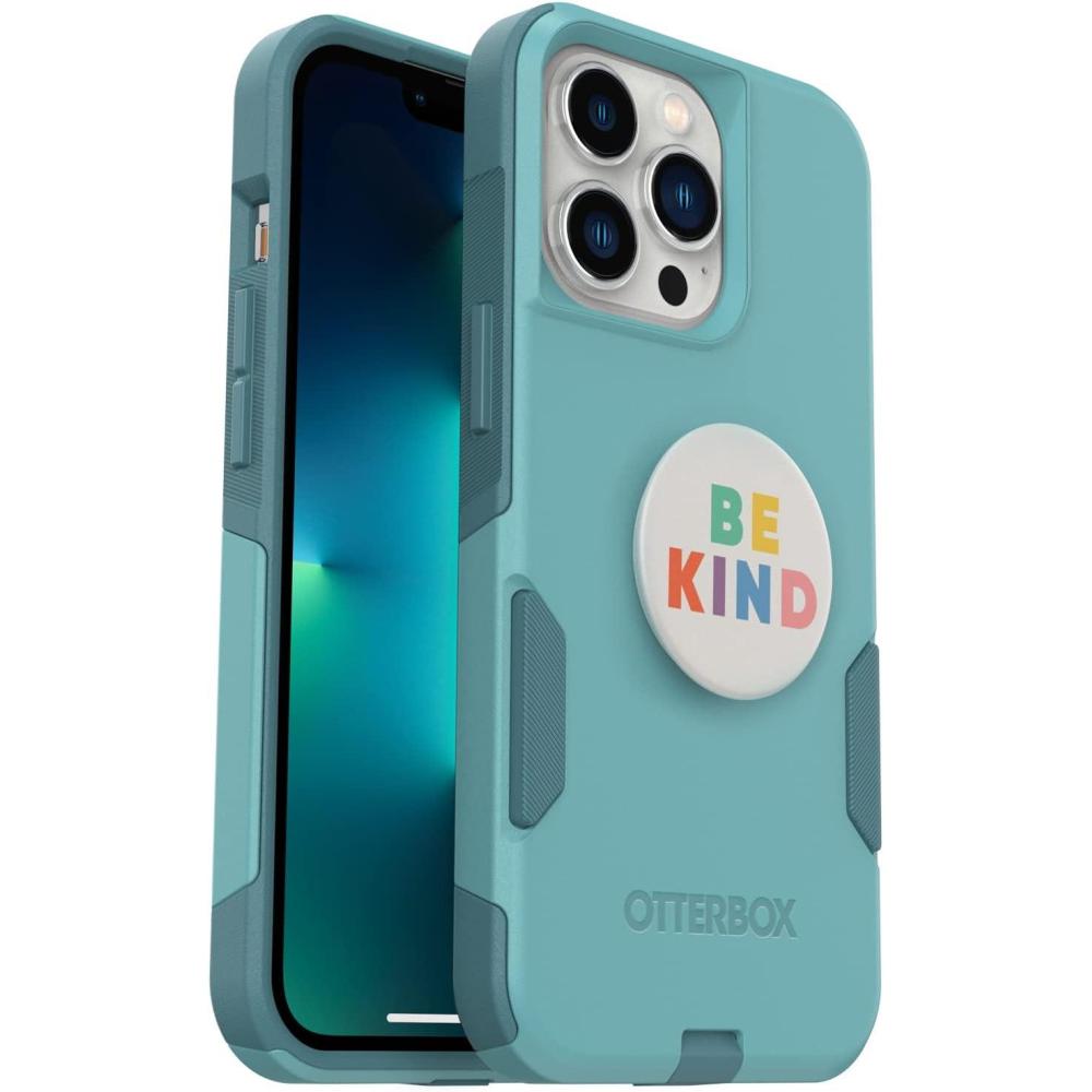 imageOtterBox Bundle Commuter Series for iPhone 13 PRO  RIVETING Way  PopSockets PopGrip  BE Kind