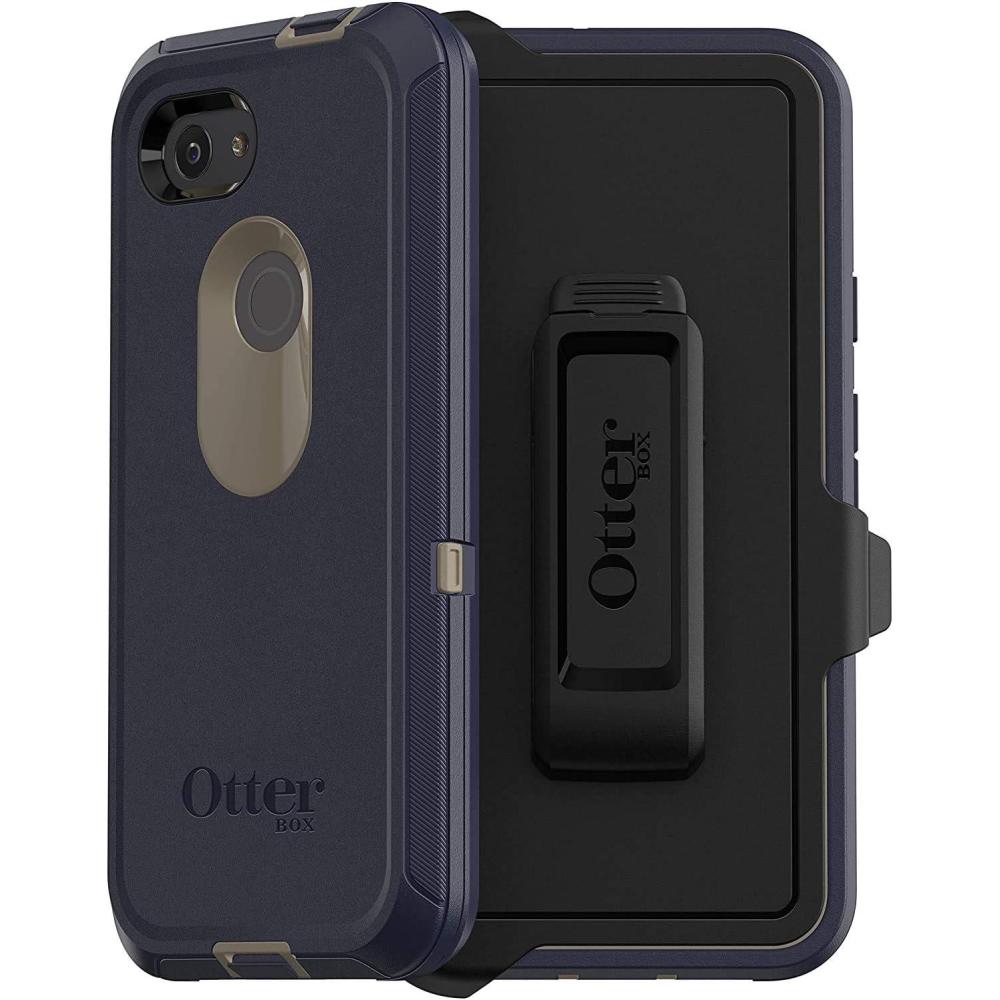 imageOtterBox Defender Series Case for Google Pixel 3a  Retail Packaging  Dark Lake ChinchillaDress Blues