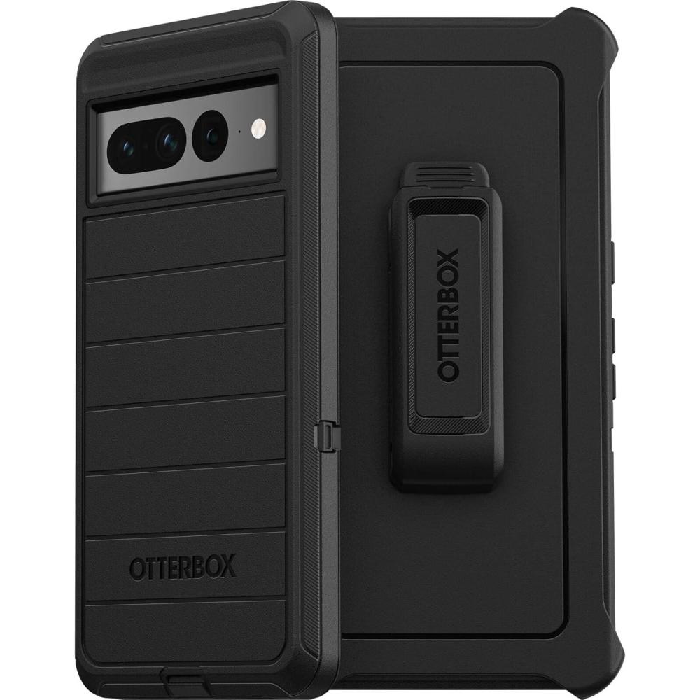 imageOtterBox Defender Series Case for Google Pixel 7 Pro Only  Holster Clip Included  Microbial Defense Protection  NonRetail Packaging  BlackBlack