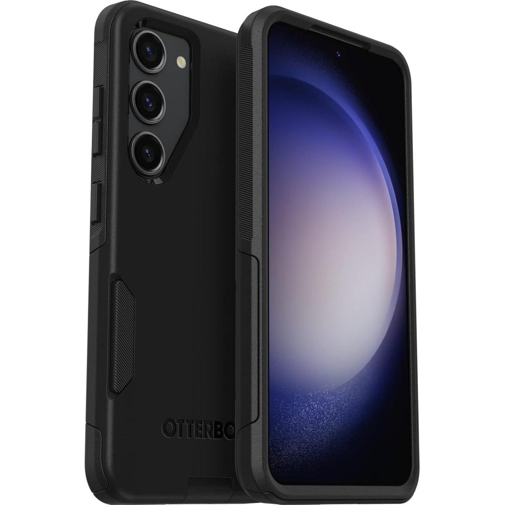 imageOtterBox Galaxy S23 Commuter Series Case  Black Slim ampamp Tough PocketFriendly with Port Protection