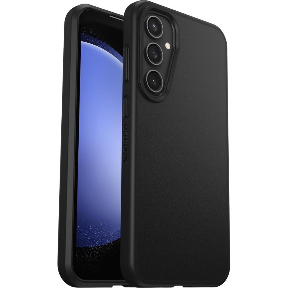 imageOtterBox Galaxy S23 FE Prefix Series Case  Black UltraThin PocketFriendly Raised Edges Protect Camera ampamp Screen Wireless Charging CompatibleBlack