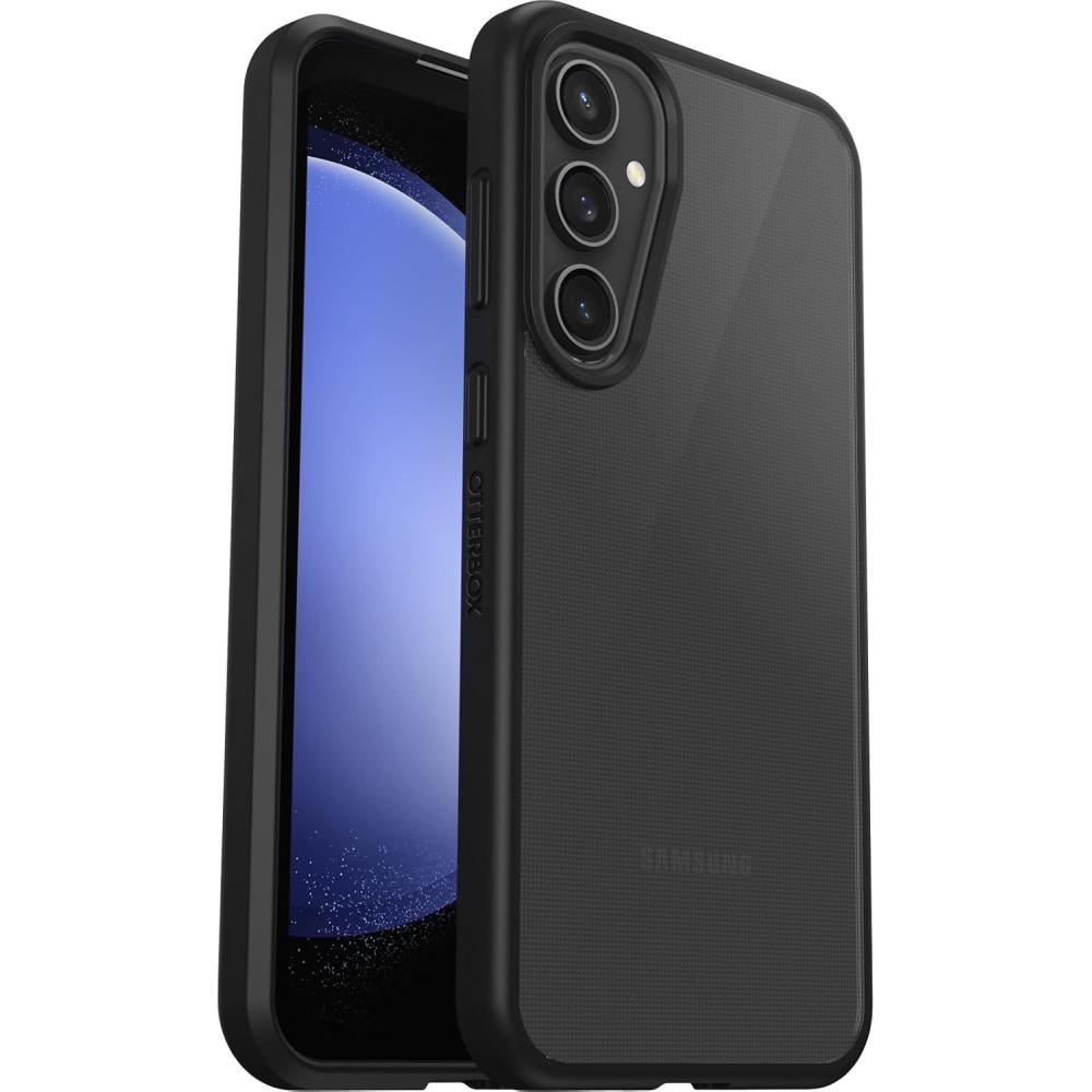 imageOtterBox Galaxy S23 FE Prefix Series Case  Black UltraThin PocketFriendly Raised Edges Protect Camera ampamp Screen Wireless Charging CompatibleBlackClear