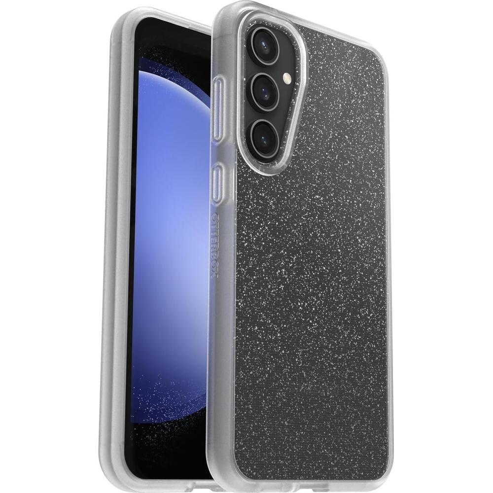 imageOtterBox Galaxy S23 FE Prefix Series Case  Black UltraThin PocketFriendly Raised Edges Protect Camera ampamp Screen Wireless Charging CompatibleClearGlitter