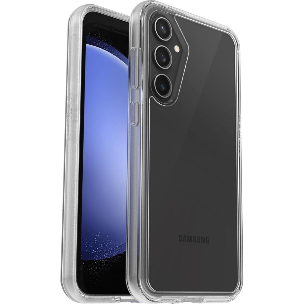 imageOtterBox Galaxy S23 FE Symmetry Series Clear Case  Clear UltraSleek Wireless Charging Compatible Raised Edges Protect Camera ampamp ScreenClear