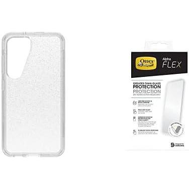 imageOtterBox Galaxy S23 Symmetry Series Case  Stardust ClearGlitter UltraSleek Wireless Charging Compatible Raised Edges Protect Camera ampamp ScreenClearGlitterClear