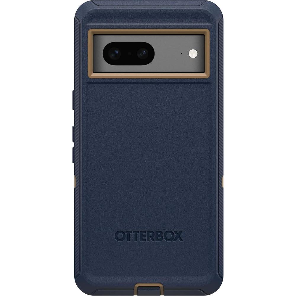 imageOtterBox Google Pixel 7 Defender Series Case  Black Rugged ampamp Durable with Port Protection Includes Holster Clip KickstandBlue