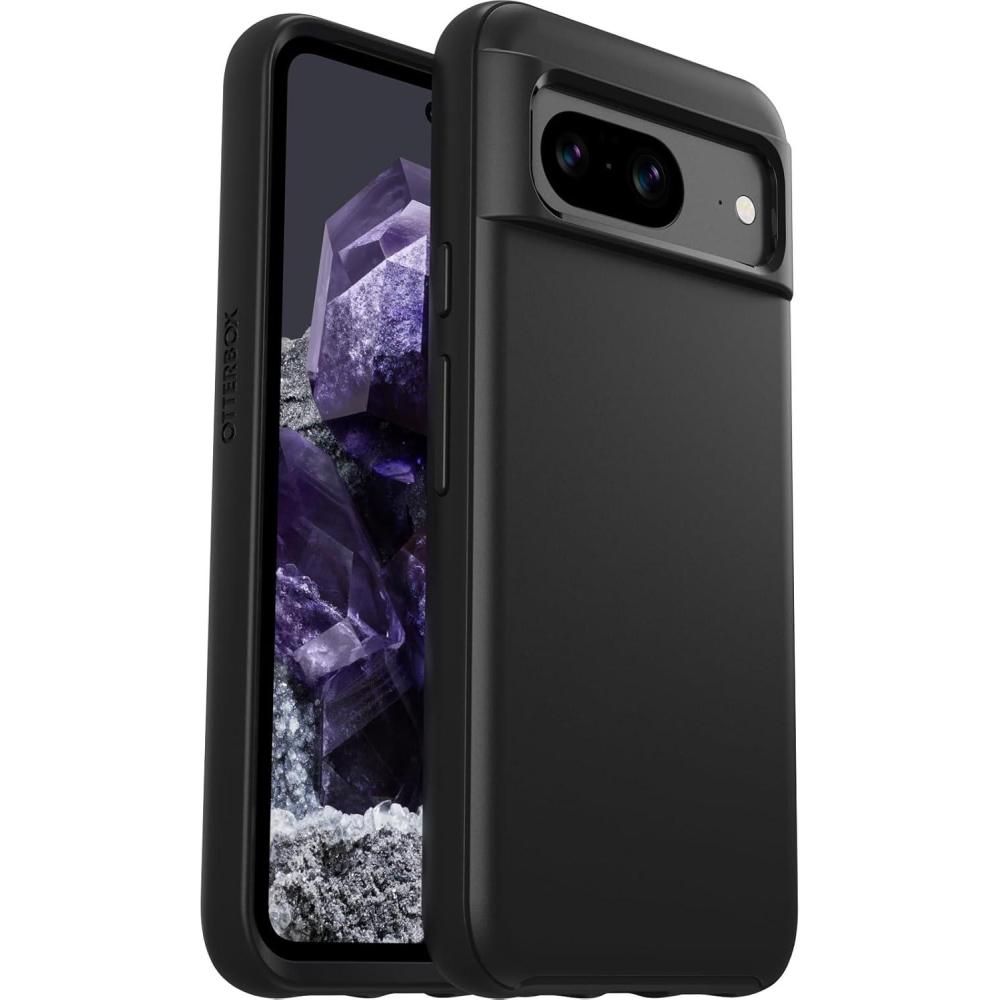 imageOtterBox Google Pixel 8 Symmetry Series Clear Case  Clear UltraSleek Wireless Charging Compatible Raised Edges Protect Camera ampamp ScreenBlack