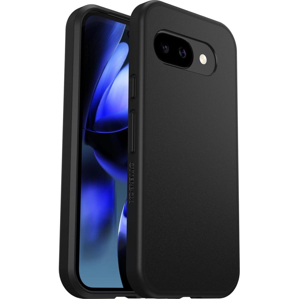 imageOtterBox Google Pixel 9a React Series Case  Clear UltraThin PocketFriendly Raised Edges Protect Camera ampamp Screen Wireless Charging CompatibleBlack