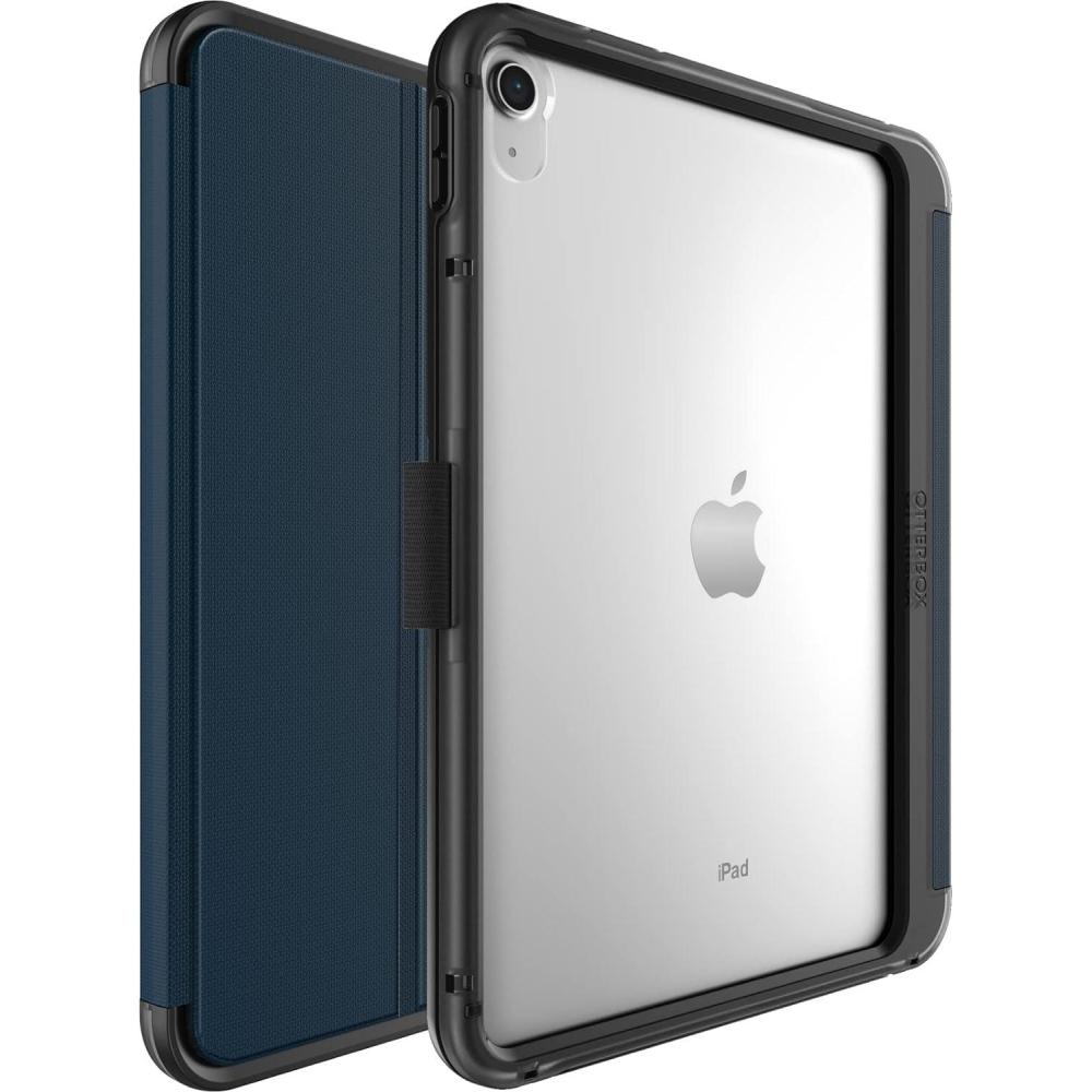 imageOtterBox SYMMETRY FOLIO SERIES case for iPad A16 ampamp iPad 10th Gen  COASTAL EVENING ClearBlackBlue Ultrasleek design Multiple Viewing Positions Magnetic SleepWake Cover NonRetail PackagingCoastal Evening
