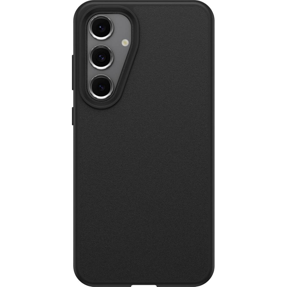 imageOtterBox Samsung Galaxy S24 FE React Series Case Black UltraThin PocketFriendly Raised Edges Protect Camera ampamp Screen Wireless Charging CompatibleBlack
