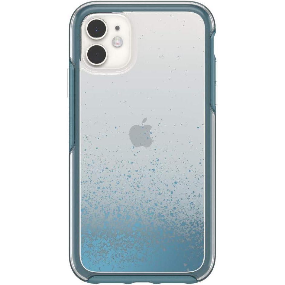 imageOtterBox iPhone 11 Symmetry Series Case  Well Call Blue ClearBlue SAPPH METWell Call Blue IML UltraSleek Wireless Charging Compatible Raised Edges Protect Camera ampamp Screen