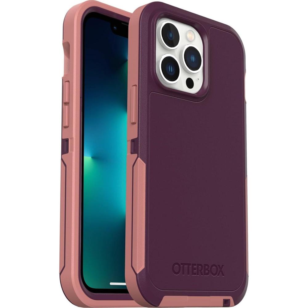 imageOtterBox iPhone 13 ONLY Holster Available Upon Request and not Included See Packaging for Details Defender Series XT CasePurple Preception screenless Rugged Snaps to MagSafeLanyard Attachmentdark purple