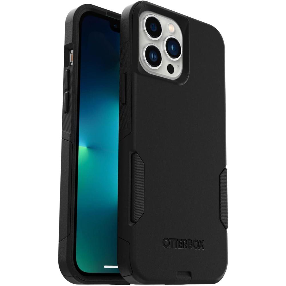 imageOtterBox iPhone 13 Pro ONLY Commuter Series Case  Single Unit Ships in Polybag Ideal for Business Customers  BLACK slim ampamp tough pocketfriendly with port protectioniPhone 13 Pro Max  iPhone 12 Pro Max