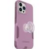 OtterBox Bundle Commuter Series for iPhone 12/13 PRO MAX – (Maven Way) + PopSockets PopGrip – (Clear Glitter Silver)
