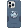 OtterBox Bundle Commuter Series for iPhone 13 PRO – (Rock Skip Way) + PopSockets PopGrip – (Blue Marble)