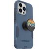 OtterBox Bundle Commuter Series for iPhone 13 PRO – (Rock Skip Way) + PopSockets PopGrip – (Mountain HIGH)