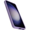 OtterBox Galaxy S23 Symmetry Series Case – Stardust (Clear/Glitter), Ultra-Sleek, Wireless Charging Compatible, Raised Edges Protect Camera & Screen(Purple)