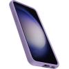 OtterBox Galaxy S23 Symmetry Series Case – Stardust (Clear/Glitter), Ultra-Sleek, Wireless Charging Compatible, Raised Edges Protect Camera & Screen(Purple)