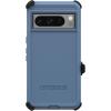 OtterBox Google Pixel 8 Pro Defender Series Case – BABY BLUE JEANS, rugged & durable, with port protection, includes holster clip kickstand (Single unit ships in polybag, ideal for business customers)(Blue)