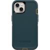 OtterBox iPhone 13 (ONLY) Defender Series Case – Black, Rugged & Durable, with Port Protection, Includes Holster Clip Kickstand(Green)