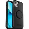 OtterBox iPhone 13 Otter + Pop Symmetry Series Case – Black, Integrated PopSockets PopGrip, Slim, Pocket-Friendly, Raised Edges Protect Camera & Screen