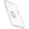 OtterBox iPhone 14 & iPhone 13 Otter + Pop Symmetry Series Clear Case – Clear, Integrated PopSockets PopGrip, Slim, Pocket-Friendly, Raised Edges Protect Camera & Screen(Flower of Month)