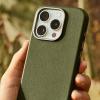 OtterBox iPhone 15 Pro Max Symmetry Series Cactus Leather for MagSafe – Cactus Grove (Green), Snaps to MagSafe, Ultra-Sleek, Raised Edges Protect Camera & Screen