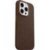 OtterBox iPhone 15 Pro Max Symmetry Series Cactus Leather for MagSafe – Noir ASH (Black), Snaps to MagSafe, Ultra-Sleek, Raised Edges Protect Camera & Screen(Brown)