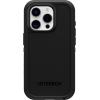 OtterBox iPhone 15 Pro (Only) Defender Series XT Clear Case – DARK SIDE (Black/Clear), screenless, rugged , snaps to MagSafe, lanyard attachment (ships in polybag, ideal for business customers)(Black)
