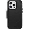 OtterBox iPhone 15 Pro (Only) Strada Folio Series Case – Shadow (Black), Card Holder, Snaps to MagSafe, Genuine Leather, Pocket-Friendly, Folio case(Black)
