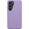 OtterBox Galaxy S23 Symmetry Series Case – Stardust (Clear/Glitter), Ultra-Sleek, Wireless Charging Compatible, Raised Edges Protect Camera & Screen(Purple)