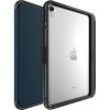 OtterBox SYMMETRY FOLIO SERIES case for iPad (A16) & iPad 10th Gen – COASTAL EVENING (Clear/Black/Blue) Ultra-sleek design, Multiple Viewing Positions, Magnetic Sleep/Wake Cover (Non-Retail Packaging)(Coastal Evening)