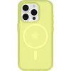 OtterBox Symmetry Series Soft Touch for MagSafe for iPhone 15 Pro – Lemon Pucker (Green), Sleek Rubber Design, Smooth Finish, Camera Bumpers, and Protective Screen Lip(Lemon Pucker)