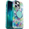 OtterBox iPhone 13 Pro Otter + Pop Symmetry Series Case – Tranquil Waters (Blue), Integrated PopSockets PopGrip, Slim, Pocket-Friendly, Raised Edges Protect Camera & Screen(Daytrip)
