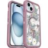 OtterBox iPhone 14 & iPhone 13 Defender Series XT Case – Blooming Lotus (Pink), Screenless, Rugged, Snaps to MagSafe, Lanyard Attachment(Orchid Advice)