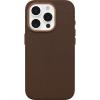 OtterBox iPhone 15 Pro Max Symmetry Series Cactus Leather for MagSafe – Noir ASH (Black), Snaps to MagSafe, Ultra-Sleek, Raised Edges Protect Camera & Screen(Brown)