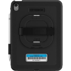 OtterBox DEFENDER FOR BUSINESS W/ KICKSTAND/HANDSTRAP for iPad (A16) & iPad 10th Gen V2 – BLACK, No Screen Protector Included (Single unit ships in Polybag, Ideal for Business Customer)